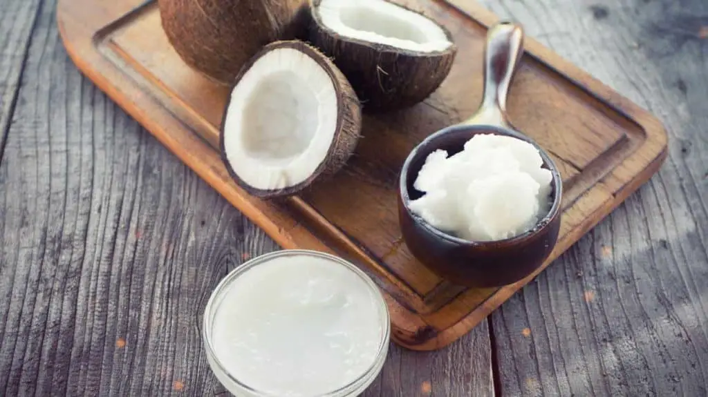 coconut oil contains MCTs which enhance metabolism and increase satiety