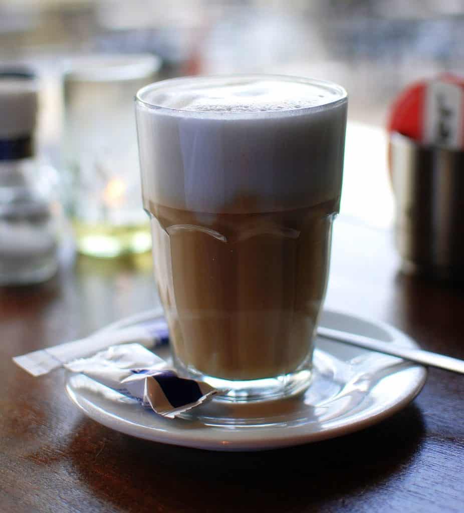 what is a latte? a drink made with milk and an espresso shot