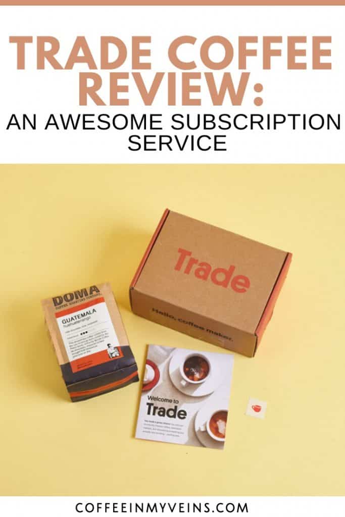 trade coffee review pin