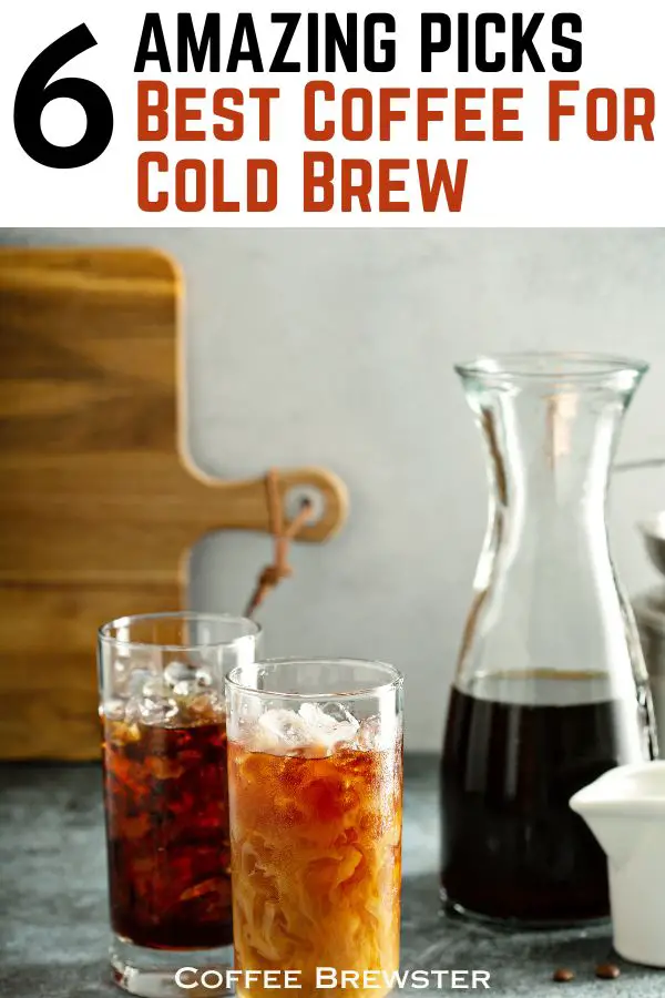Iced coffee made with cold brew